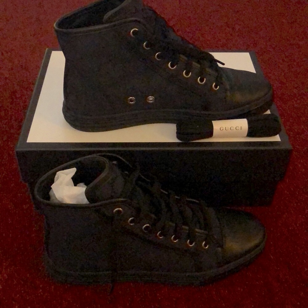Authentic  Gucci women high tops - Picture 4 of 4